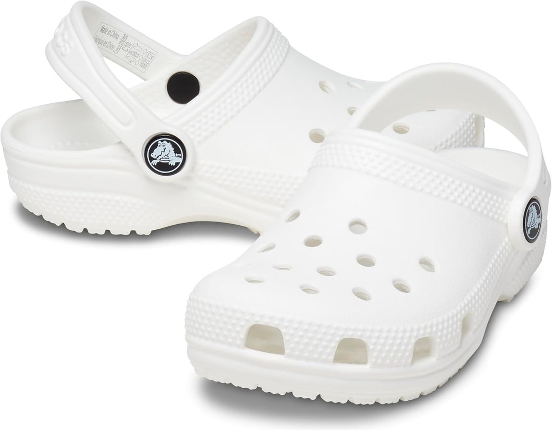 Crocs Unisex Kinder Classic Clog K Holzschuh 28/29 EU Weiss, 28/29 EU Weiß