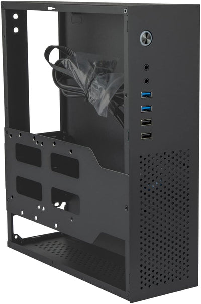 Micro-ATX-Gehäuse PC-Gehäuse: MATX Gehäuse DTX Mini PC ITX Desktop Computer Gehäuse Unterstützung Mi