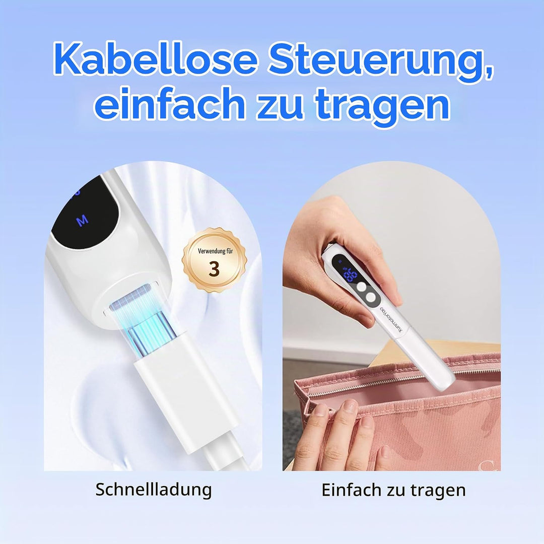 hes Nagelfeilen-Set, 11 in 1, wiederaufladbar, für Maniküre und Pediküre, mit 3 Geschwindigkeitsstuf