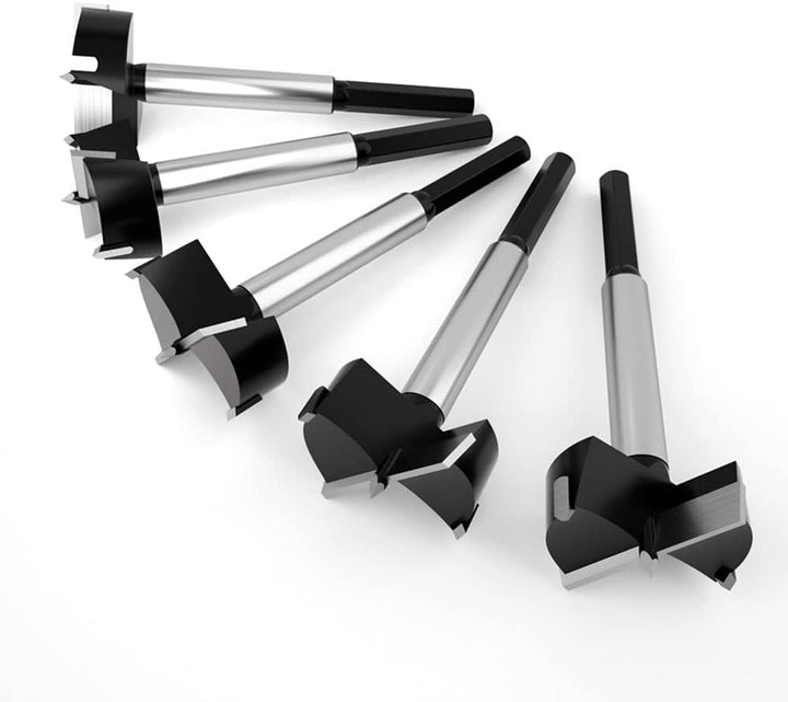 ASNOMY 6tlg Grosses Wolframstahl Forstnerbohrer, Forstner bohrer Bit mit Zentrierspitz, Holzbohrer T