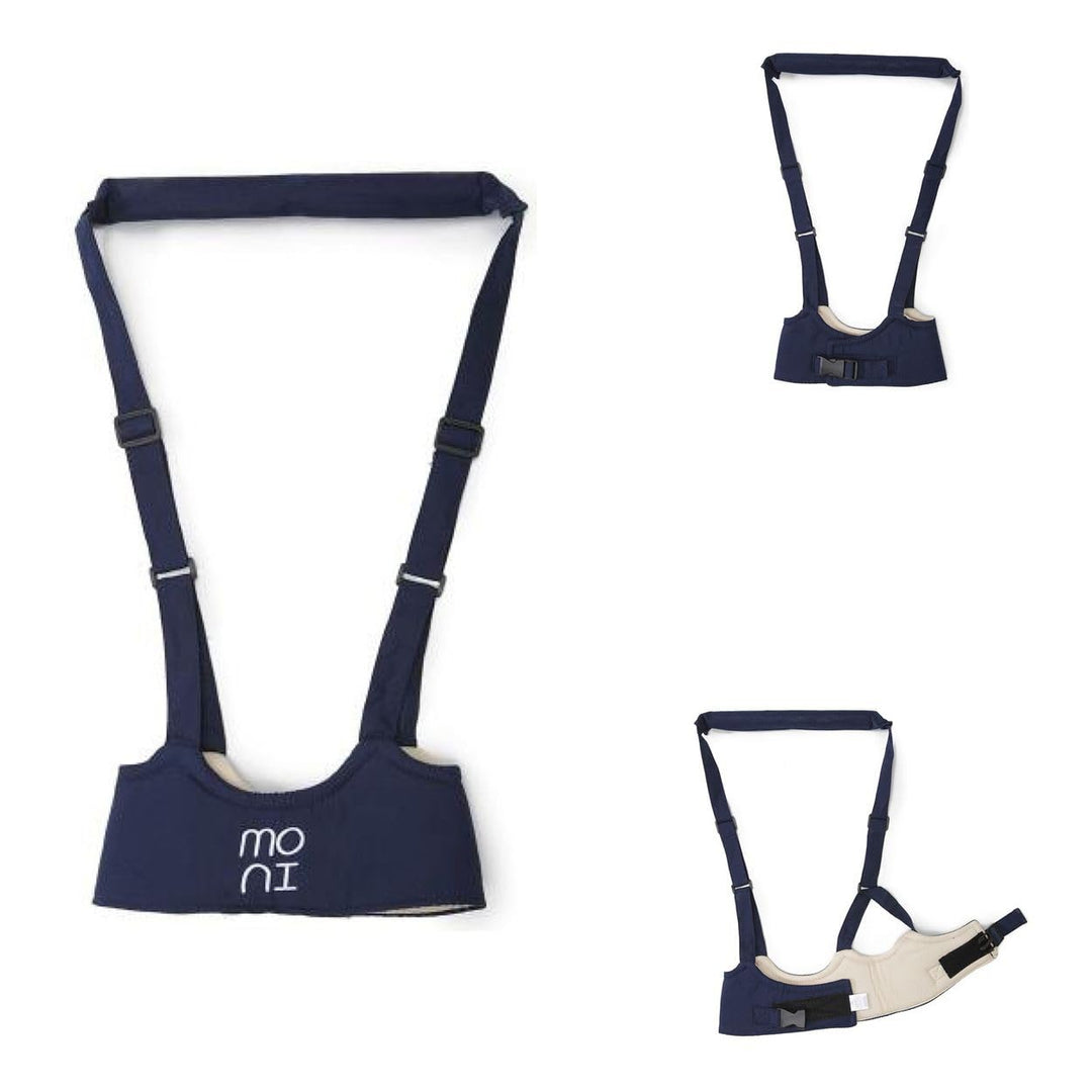 Moni Babylaufgurt Walky BW001, Laufleine, Laufhilfe, Sicherheitsgurt verstellbar, Farbe:blau