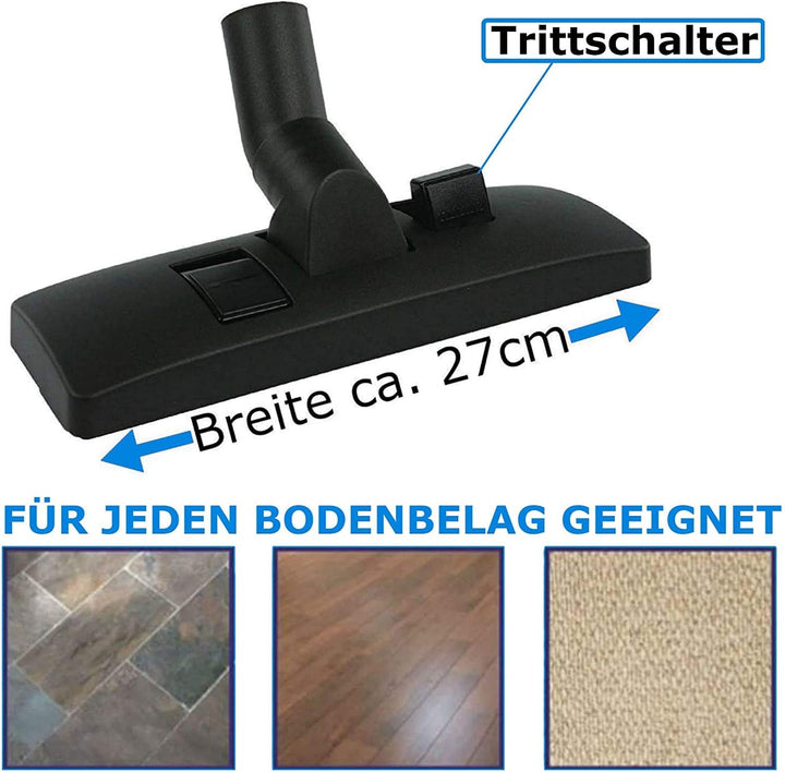 32mm Staubsauger Rohr Bodendüse Düse Saugpinsel Set kompatibel mit Welpe Haier Midea norvac Tubby co