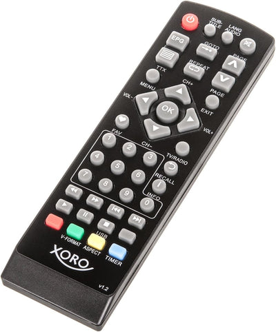 Xoro HRS 8655 HD‐Receiver für digitales Satellitenfernsehen (DVB‐S2), Schwarz