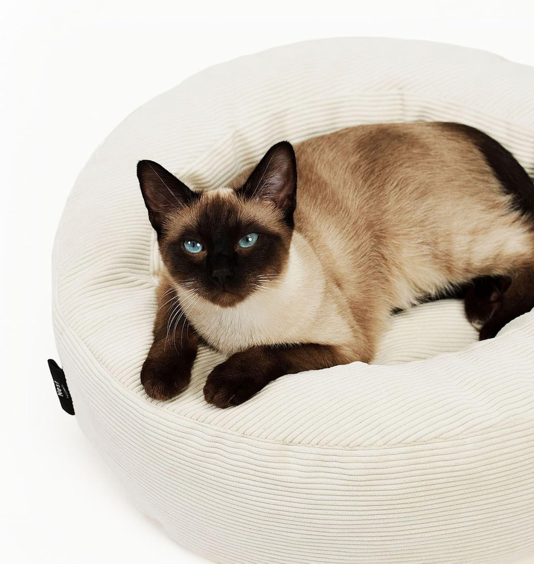 LucyBalu® Nest Katzenbett waschbar für kleine & grosse Katzen | Katzenschlafplatz | Katzenkissen | K