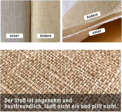 2er Set Stuhlkissen 40x38x3cm mit Bändern,Waschbare Sitzkissen rutschfest,Stuhlauflage Stuhlpolster