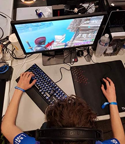 THE G-LAB - PAD CEASIUM - Grosses Rutschfestes Gaming-Mauspad 450 x 400 mm 450L x 400B mm, 450L x 40