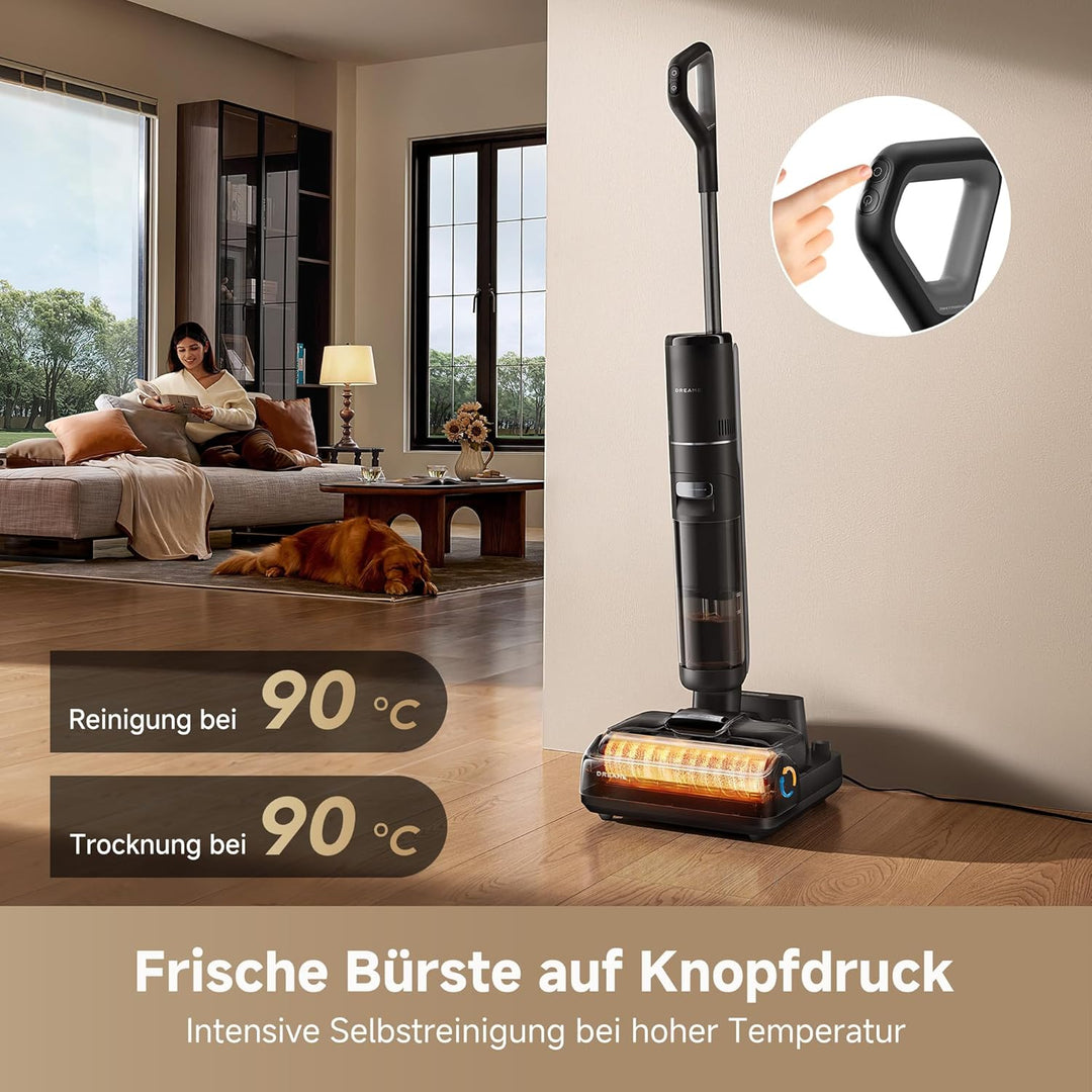 dreame H15S Nass- und Trockensauger, 3-fache Kantenreinigung, KI-Roboterarm, 21.000 Pa Saugkraft, ve