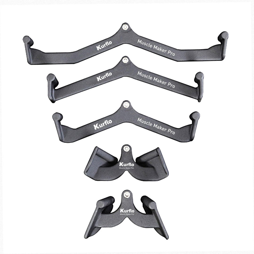 Kurflo Lat Pull down Bar Grip Handle,Home Gym Fitness Rowing, T-bar, V-bar, Pulley Cable Machine, Ma