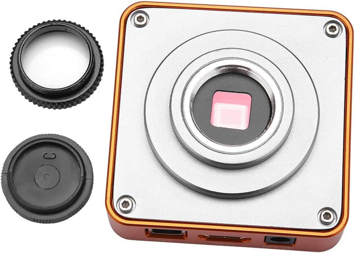Mikroskop Kamera, Industrie Mikroskop Kamera Set 21MP HDMI USB TF C-Mount 2K 1080P HD Videokamera 22