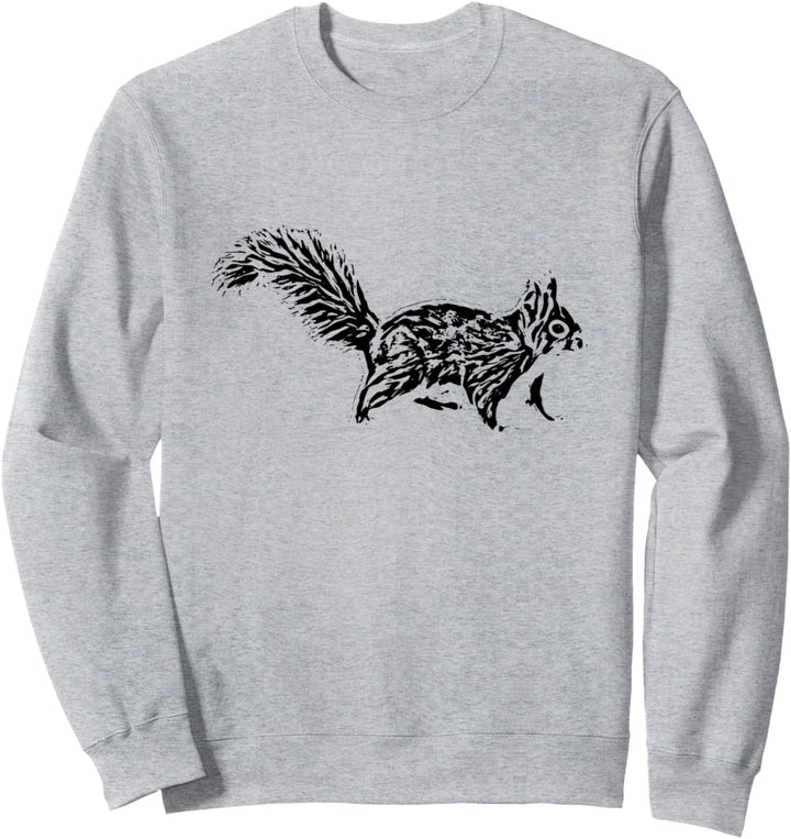 Eichhörnchen Streifenhörnchen Motiv buntes Nagetiere Design Sweatshirt