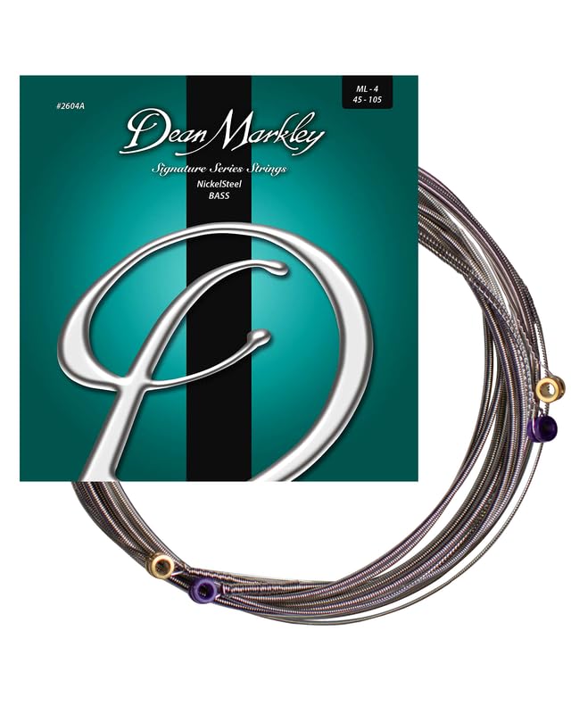 Dean Markley 2604A ML 45-105, NickelSteel Bass Saiten 4-String 2604A - NickelStahl Bass ML, 4-String