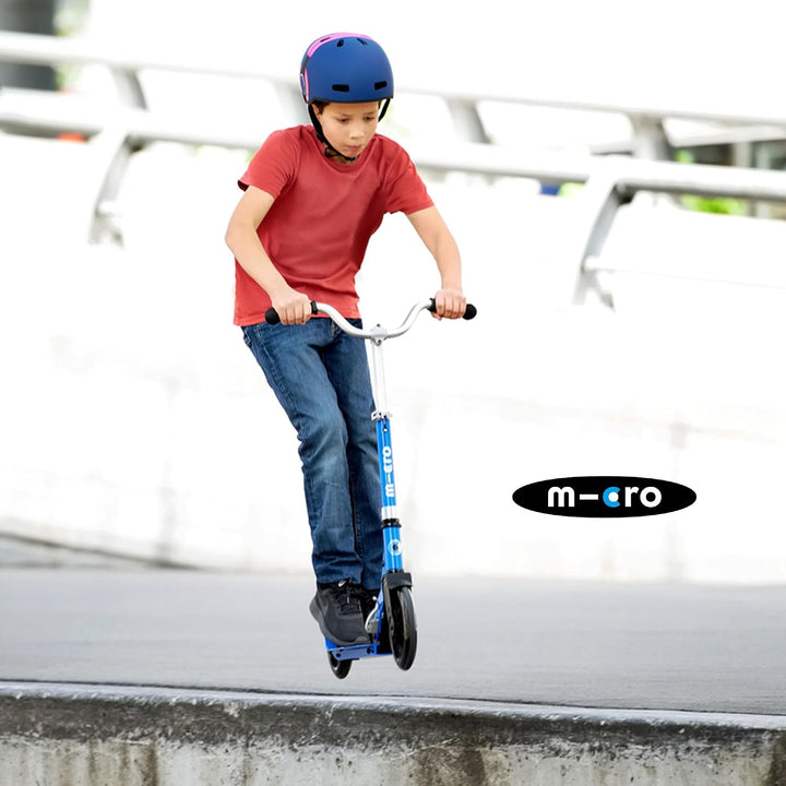 Micro Cruiser Scooter zum cruisen Kinderscooter ab 5 Jahren Einheitsgrösse blue, Einheitsgrösse blue