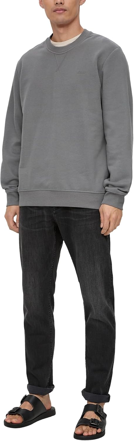 s.Oliver Herren Sweatshirt S Grau 9467, S Grau 9467