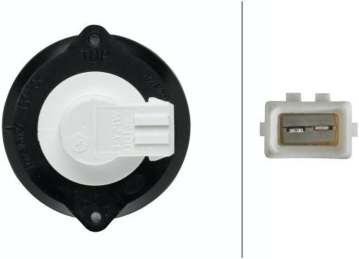HELLA - Blinkleuchte - Halogen - 12V - Einbau/Schraubanschluss - Lichtscheibenfarbe: glasklar - vorn