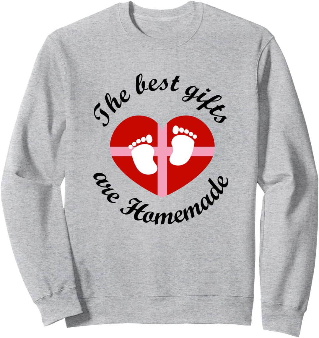 Geschenke sind hausgemachte werdende Eltern Baby Sweatshirt