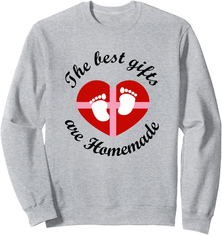 Geschenke sind hausgemachte werdende Eltern Baby Sweatshirt