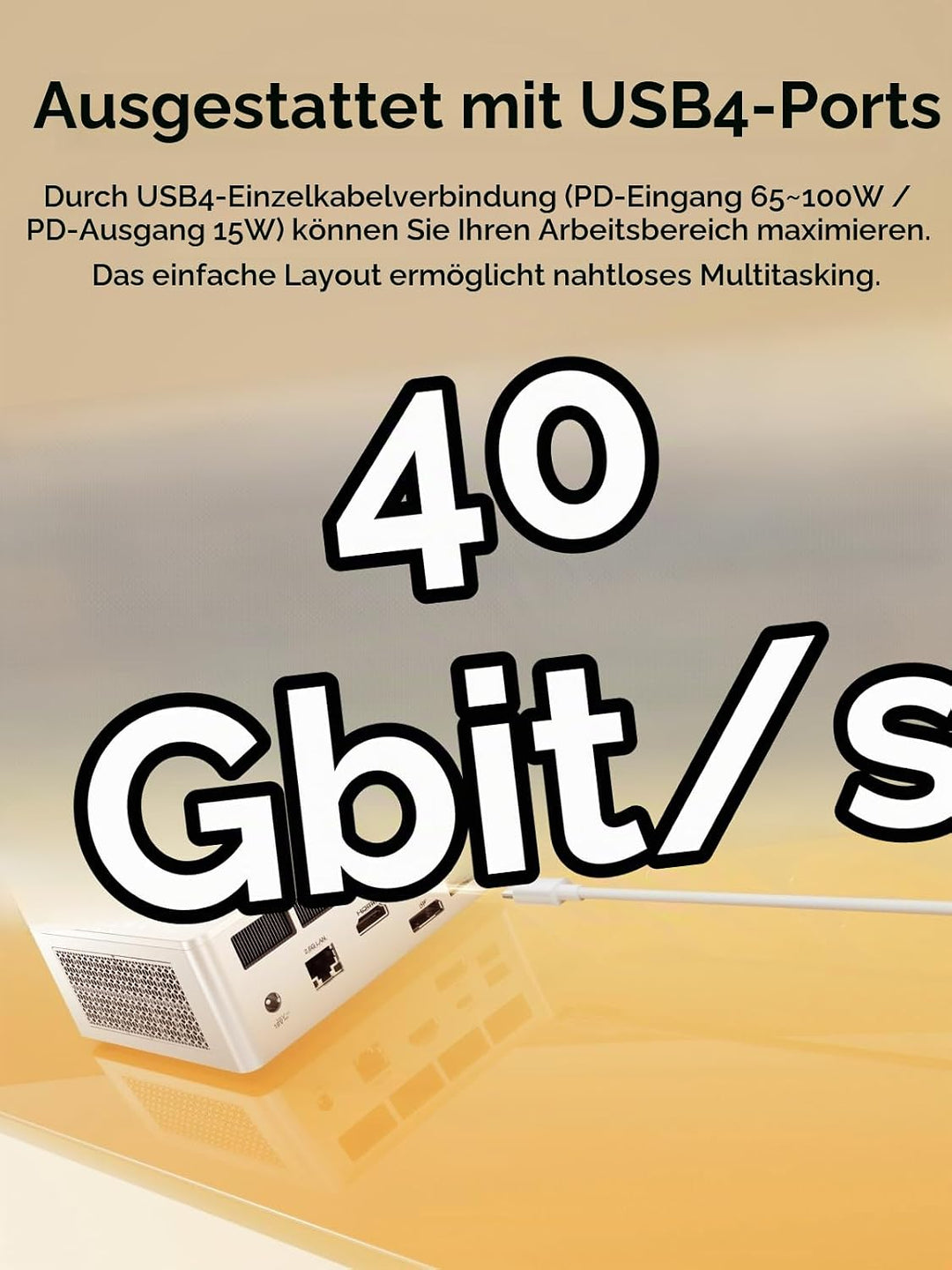 MINIS FORUM M1 Lite-125U Mini-PC mit Intel Core Ultra 5 125U (12C/14T, bis zu 4,3 GHz), 16 GB DDR5 5