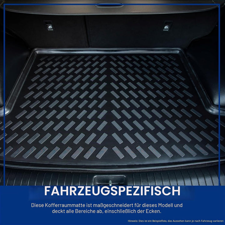 ELMASLINE 3D Gummi Kofferraumwanne für Opel Mokka B 2021-2026 (unterer Ladeboden) | Kofferraummatte