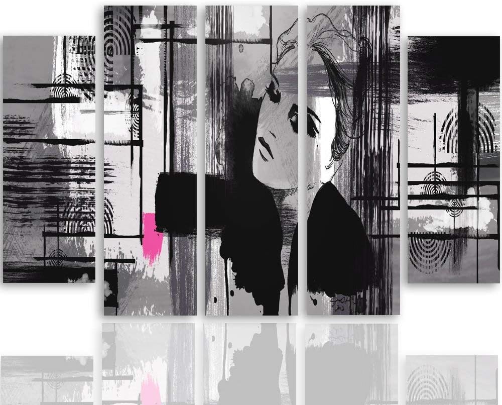 Feeby. Wandbild - 5 Teile - Deco Bild, gedrucktes Bild, Foto, Deco Panel, XXL, 5-Teilig, Typ B, 250x