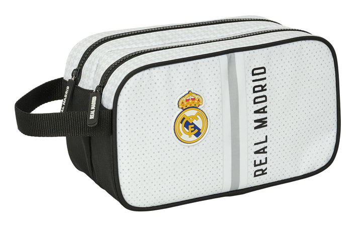 Safta Real Madrid First Kit 24/25 With Two Zippers Carrying Case One Size