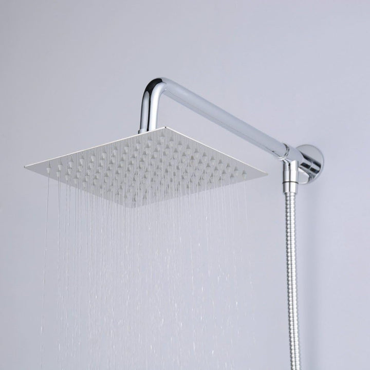 Hiendure®8 inch Quadratische Luxus Regendusche Einbauduschköpfe Edelstahl Duschkopf aus Edelstahl Sp