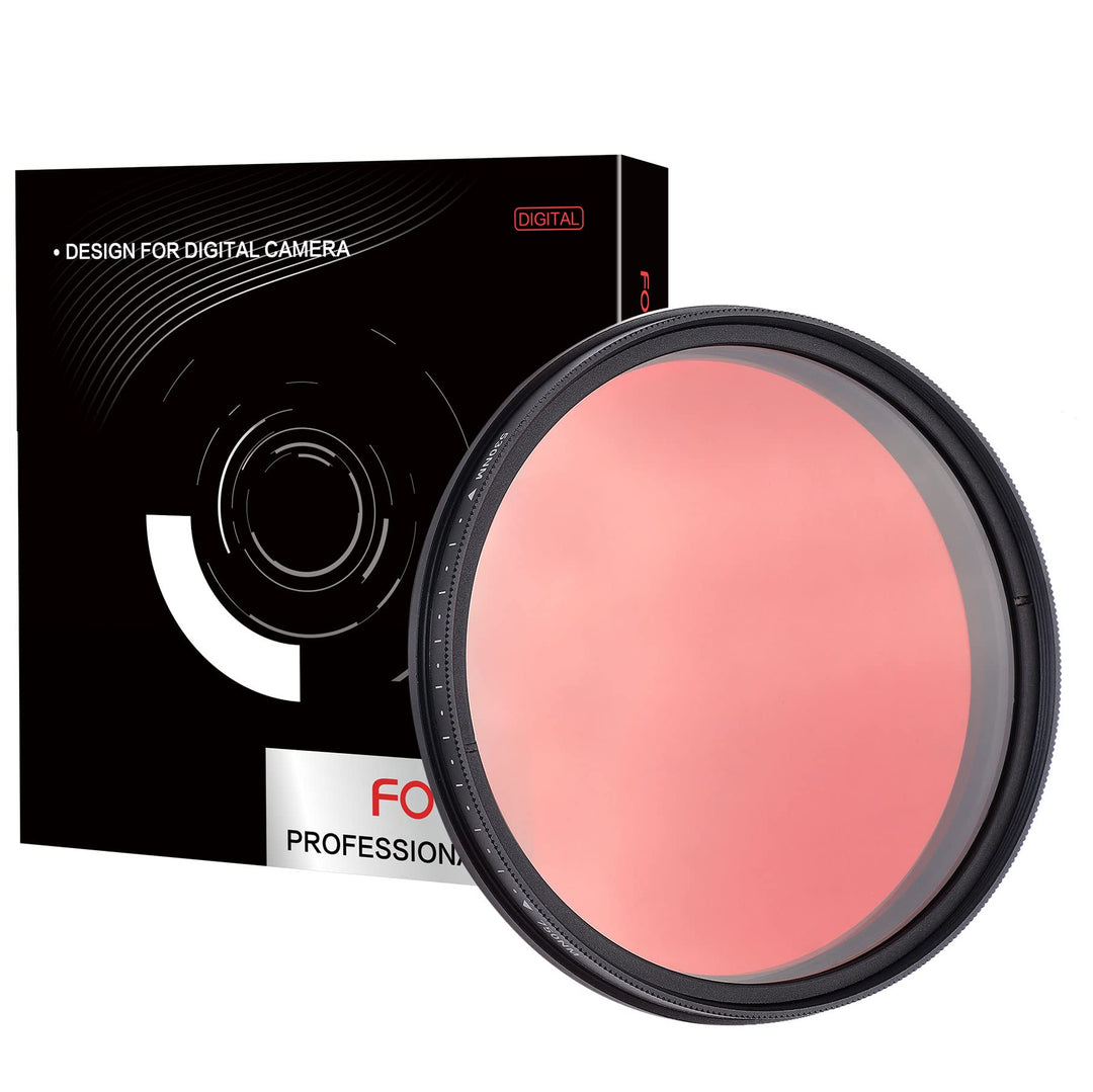 Fotga 67mm Sechs-im-EIN Einstellbare Infrarot Infrared Pass X-Ray-Objektiv-Filter IR Filter 530nm bi