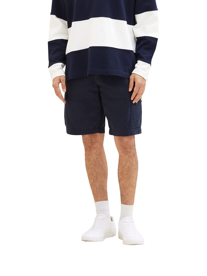 TOM TAILOR Herren Relaxed Fit Cargo Shorts 31 10668 - Sky Captain Blue, 31 10668 - Sky Captain Blue
