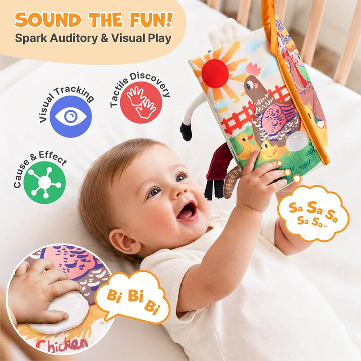 JoyCat Babyspielzeug ab 6 Monate, Montessori Spielzeug Baby Spielzeug mit Stapelbechern, Bausteinen,