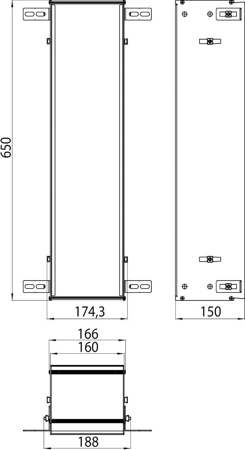 emco Einbaurahmen für Badezimmer Module ASIS 2.0 (65,4 cm Höhe), Rahmen für hochwertigen Badezimmers