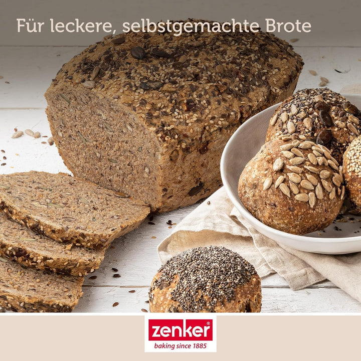 Zenker Brotform oval BLACK METALLIC, Brotbackform mit keramisch verstärkt Antihaftbeschichtung, Kuch
