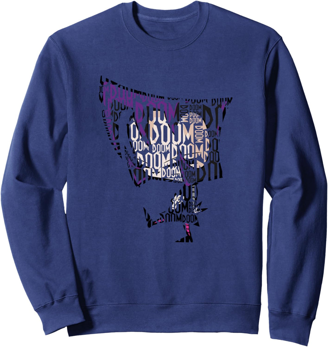 Invader Zim Gaz Doom Text Fill Sweatshirt
