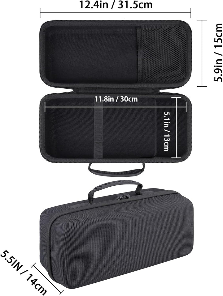 co2CREA Hart Reise Schutz Hülle Etui Tasche für Anker SOLIX C300 DC Powerbank Powerstation 300W Outd