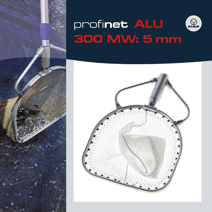 FIAP profinet ALU 300 MW: 5 mm - Maschenweite 5 mm - Profi - Fischkescher - Material Aluminium - Kes