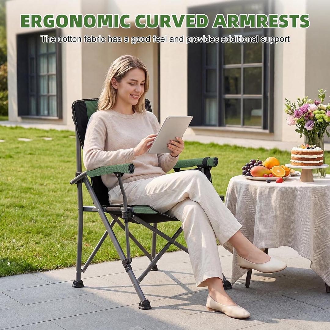 Klappbarer Campingtisch und Stuhl-Set, tragbarer Outdoor-Tisch für 4 Personen mit 4 Stühlen für Pick