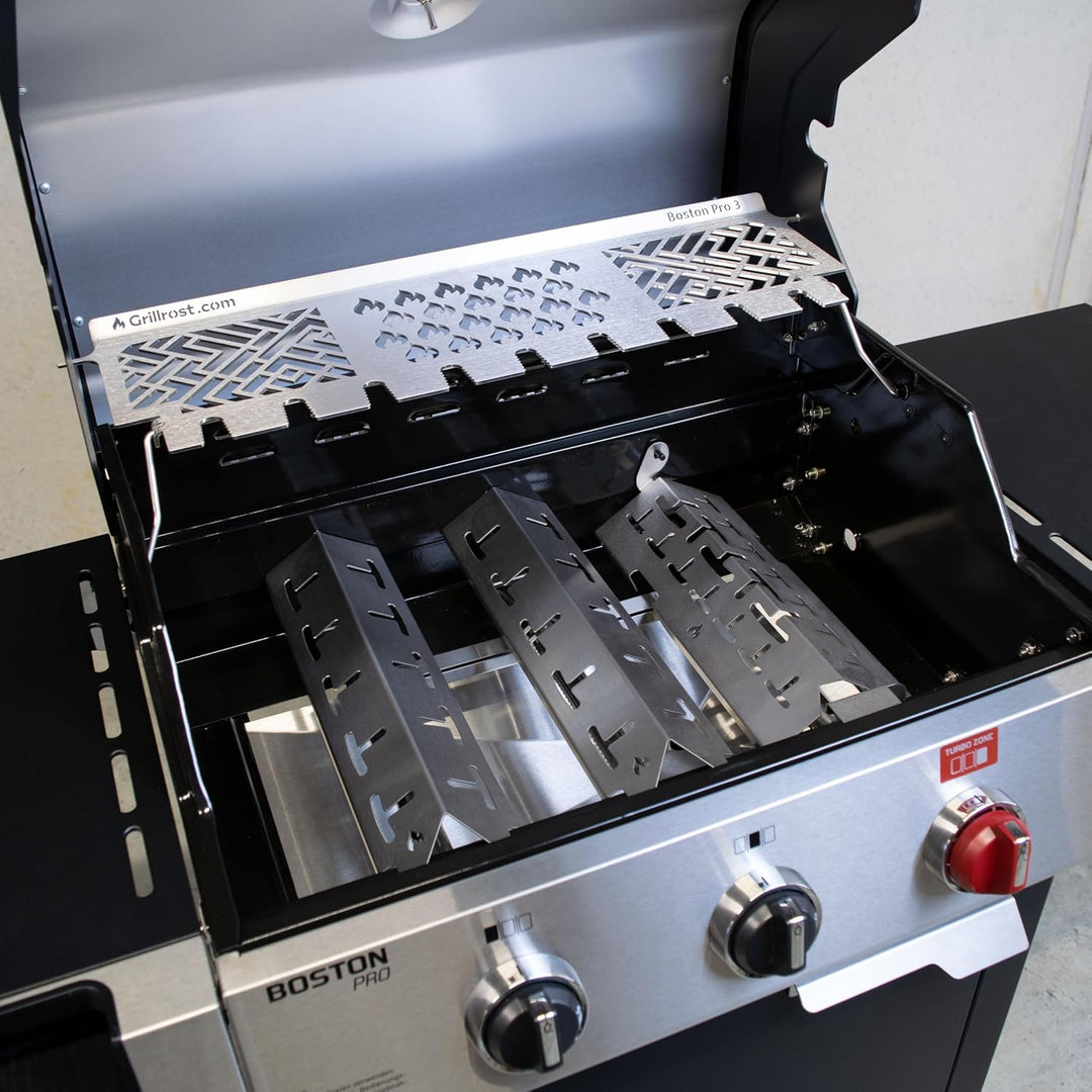 Grillrost.com Das Original Edelstahl Warmhalterost Enders Monroe Pro 4 - Multistation grillt 9 Keule