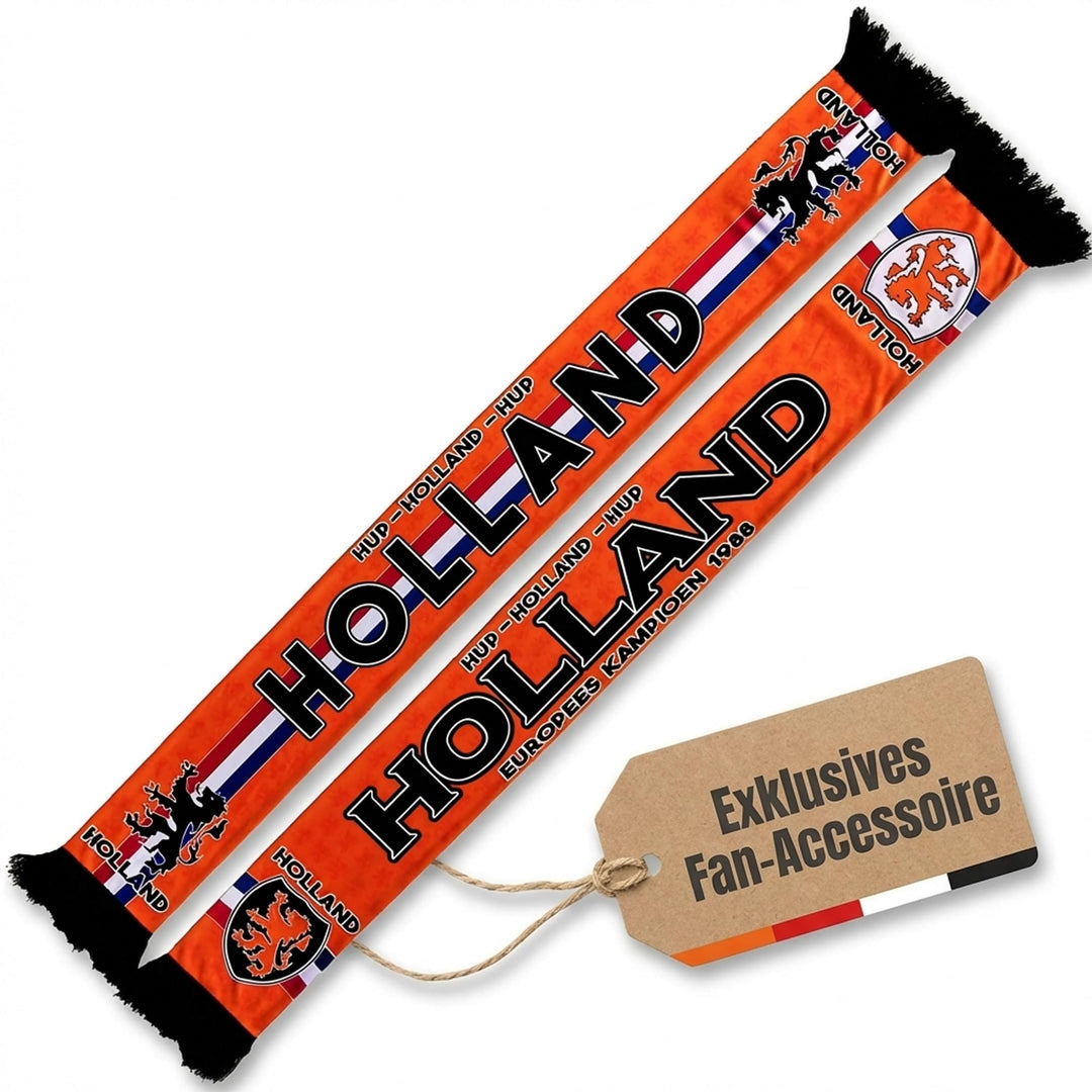 Holland Schal (Seidenschal/Sommerschal), für Europameisterschaft, Fussballschal, Kult-Schal, Souveni