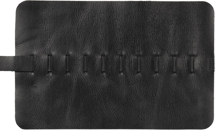 Londo Echtleder Stifterolle, Federmäppchen - Elegante Roll-up Stifterolle, Bleistift Wrap, Mäppchen,