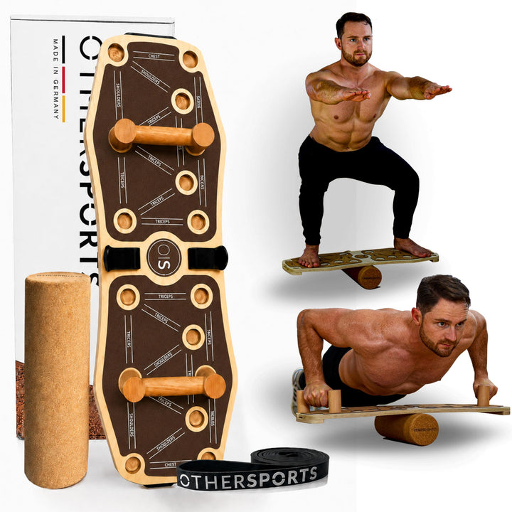 Sportboard 3 - Gleichgewichtstrainer für mehr Kraft & Gesundheit – Effektives Balance Training Equip