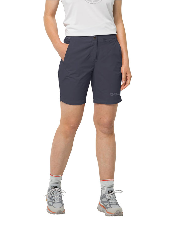Jack Wolfskin Damen Shorts Hilltop Trail Shorts W 42 Graphite, 42 Graphite