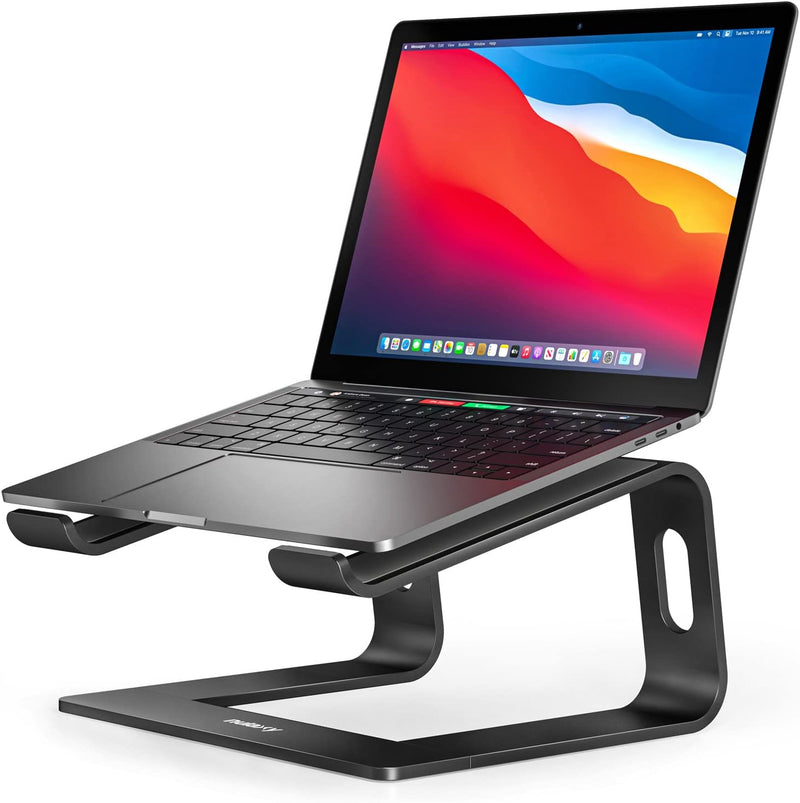 Nulaxy Laptop Ständer, Ergonomischer Aluminium Laptop Stand, Notebook Ständer für Schreibtisch, Abne