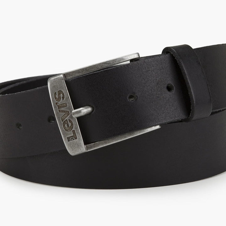 Levi's Herren New Duncan Gürtel Gürtel Regular Black 90, Gürtel Regular Black 90