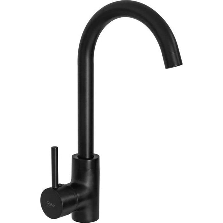 Rea Küchenarmatur TALISA BLACK HAUT Wasserhahn Küche aus Messing 360° Drehung Armatur Küchenspüle Mi