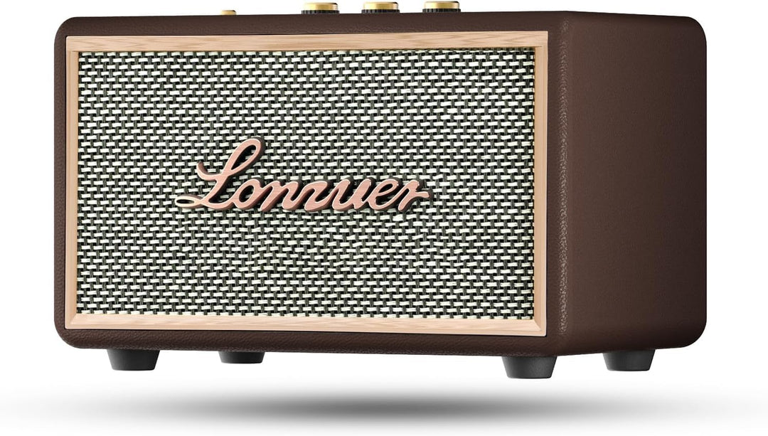 Retro-Bluetooth-Lautsprecher aus Holz, tragbar, kabellos, 10000 mAh, mit TWS-Stereo, AUX/SD-Eingang,