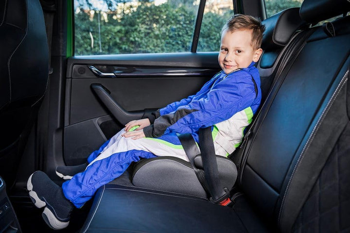 Sparco Kinderautositz-Erhöhung Schwarz und Grau i-Size. Neue Europäische Norm 2024 ECE 129/03. 125-1