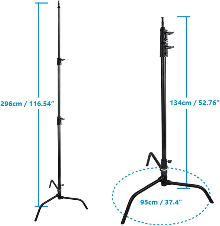 Kupo Kupole lässt Sich von 210 cm auf 370 cm ausziehen – Silber KD100412, 102 cm (40 Zoll), Schildkr