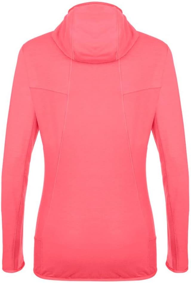 Salewa Damen *Light Micro Pl W Fz HDY Sweatshirt, 42 Calypso Coral Mel/6200