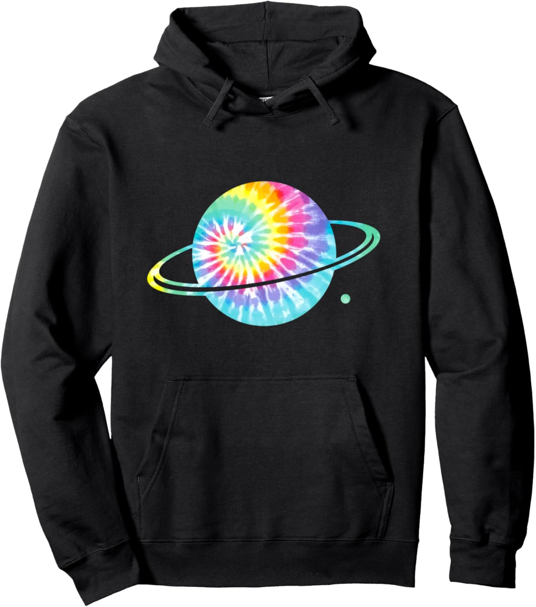 Batik-Planet Saturn Pullover Hoodie