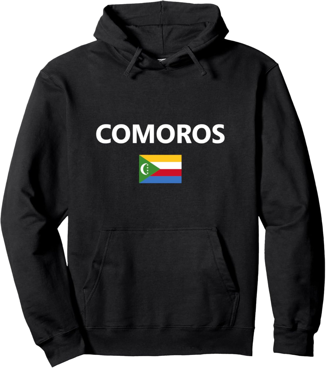 Comoros Flagge Land Flag Country Pullover Hoodie