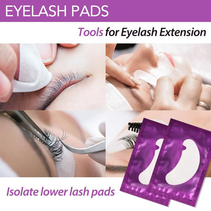 Lunamoon Augenpads für Wimpernverlängerung Pad 150Paar Wimpern Pads U-Shape | Wimpernverlängerung Au