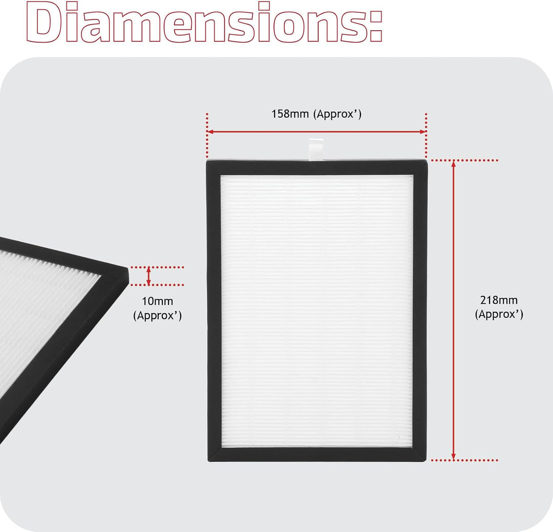 Spares2go HEPA-Filter kompatibel mit Meaco 12L 12LE Niedriger Energieverbrauch Platinum Luftentfeuch